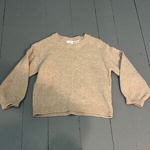 Zara Light Brown Knit Pullover